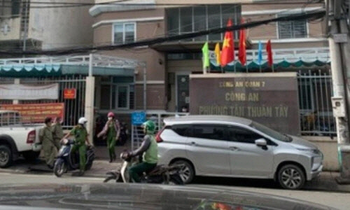 내연녀의 시신을 운반한 차량 [VN익스프레스 사이트 캡처]